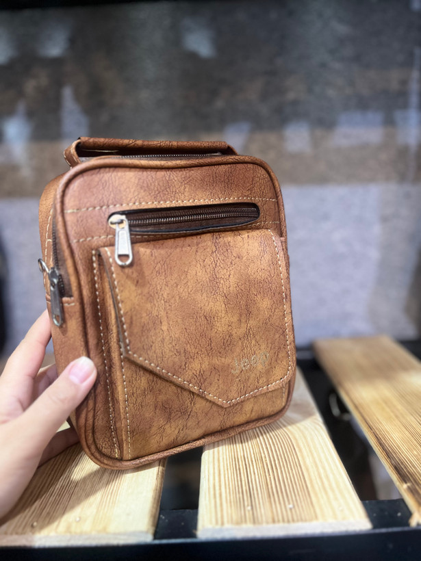 کیف مردانه چرمی سایز کوچک۱۶*۱۹